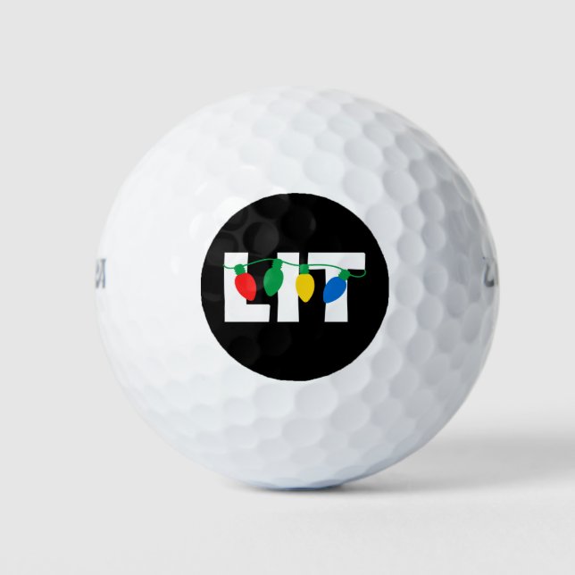 Pelotas De Golf Navidades Lit (Anverso)