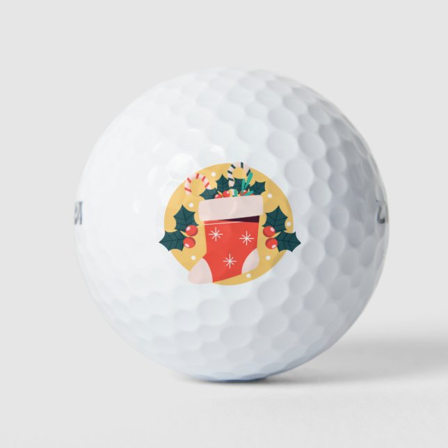 Pelotas De Golf Navidades Medida x (Anverso)