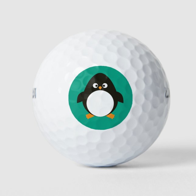 Pelotas De Golf Navidades Penguin Golf Balls (Anverso)