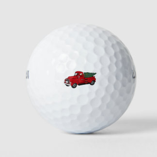 Pelotas De Golf Navidades Santa Truck