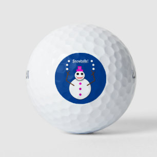 Pelotas De Golf Navidades Snowlady Juggys Nieves Graciosa