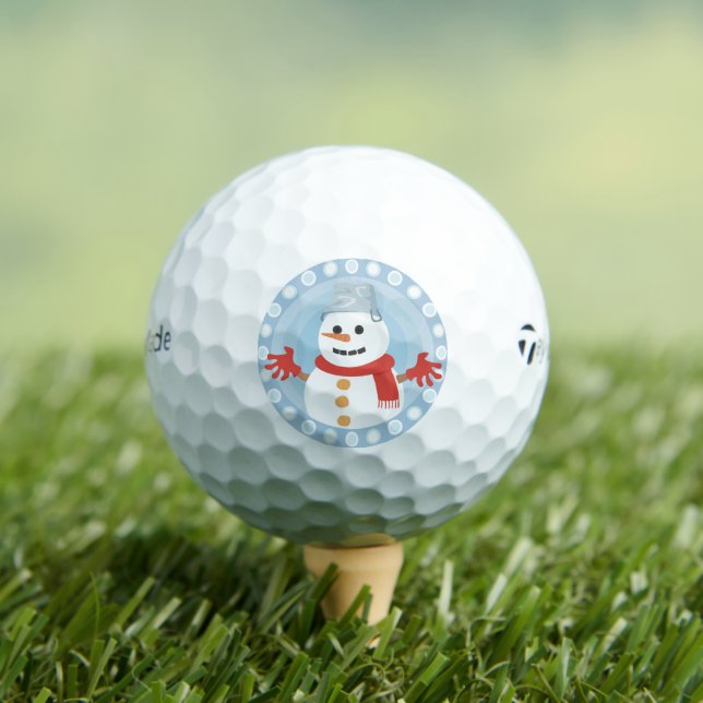 PELOTAS DE GOLF NAVIDADES WINTER SNOWMAN (Camiseta in situ)