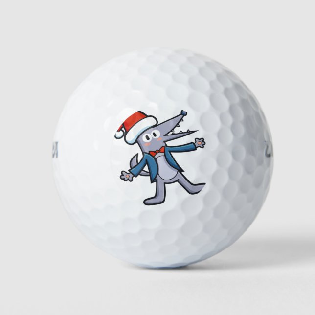 Pelotas De Golf Navidades wolf (Anverso)