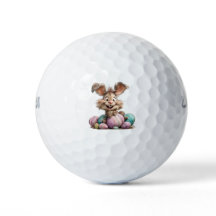 Pelotas de Golf Navideñas Conejo Feliz Pascua