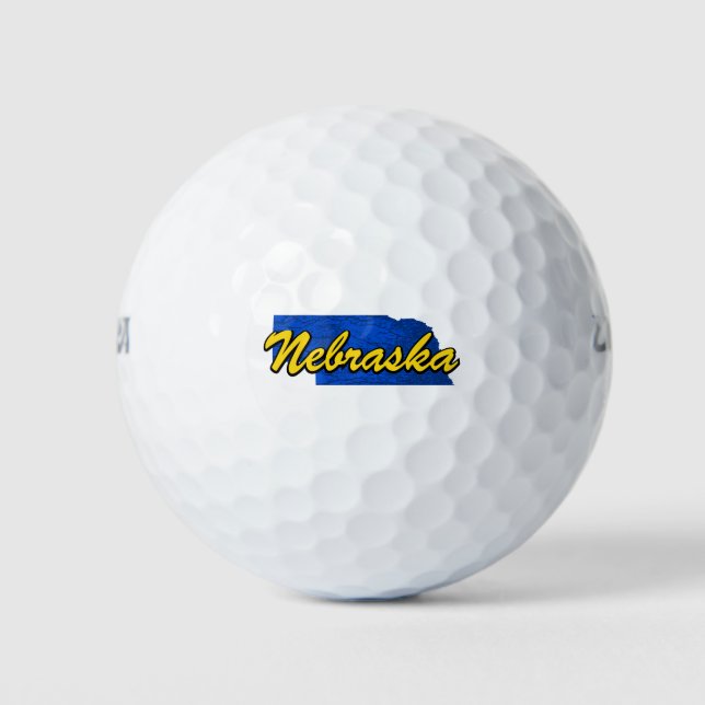 Pelotas De Golf Nebraska (Anverso)