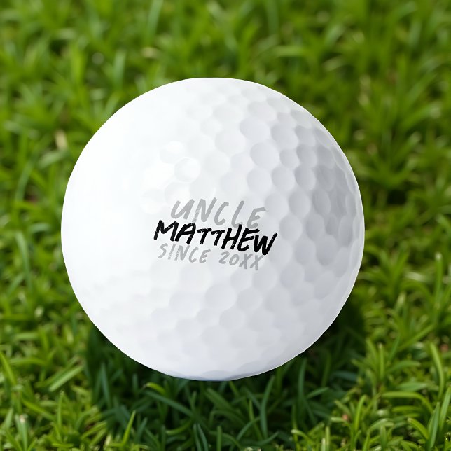 Pelotas De Golf Negro y blanco moderno para el tío de Guay (Subido por el creador)