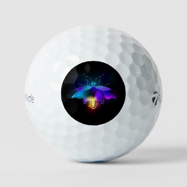 Pelotas De Golf Neon Firefly en negro (Anverso)