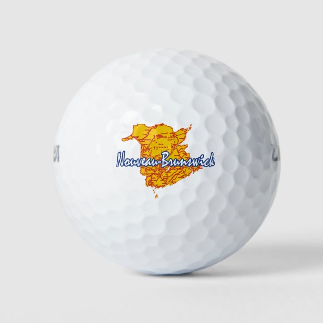 Pelotas De Golf New Brunswick (Anverso)