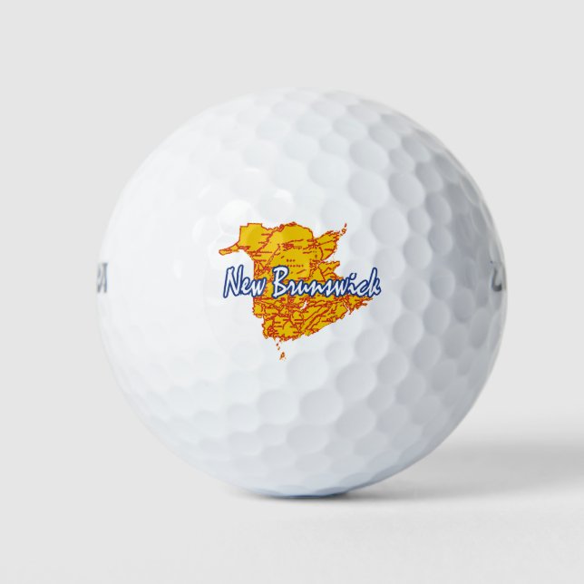 Pelotas De Golf New Brunswick (Anverso)