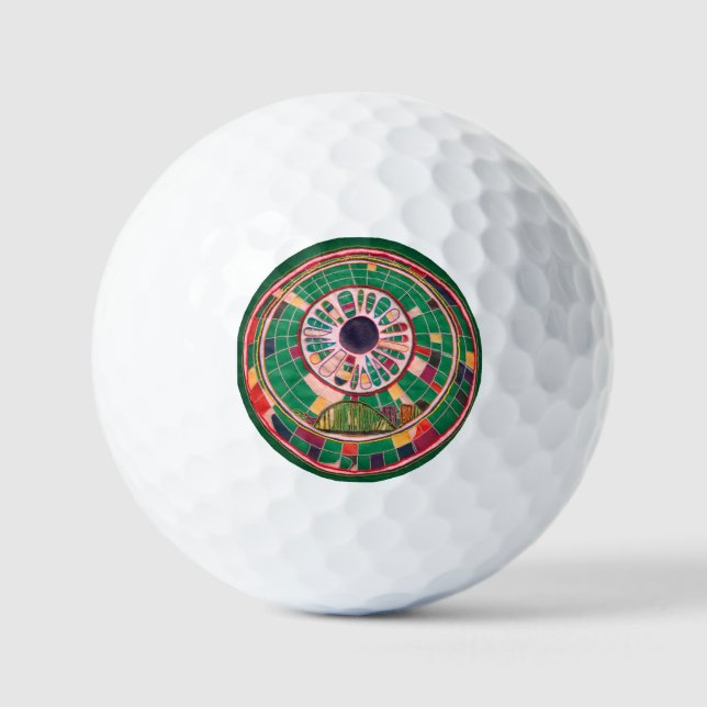 Pelotas De Golf Newcastle upon Tyne, diseño de puentes (Anverso)