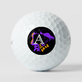 Pelotas De Golf Nido de pájaro - Carta inicial personalizada A