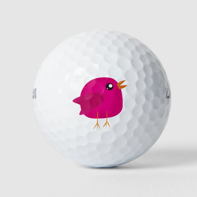 Pelotas De Golf Niños adorables pájaros (Anverso)
