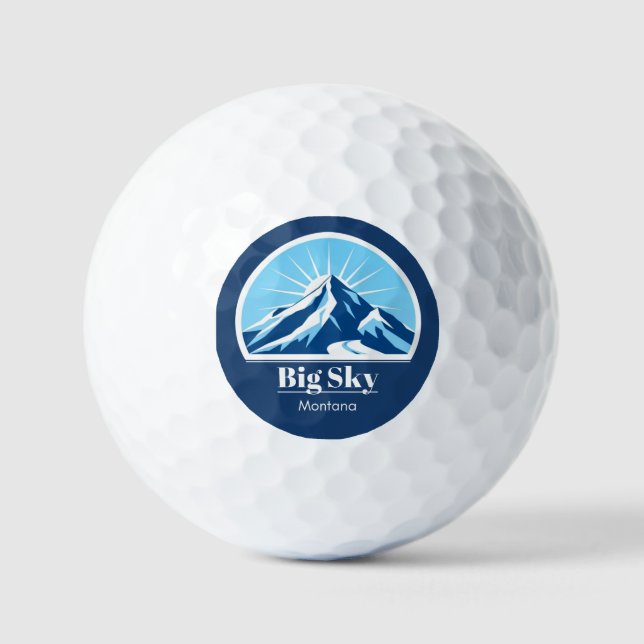Pelotas De Golf Niños del complejo de golf Big Sky Montana (Anverso)