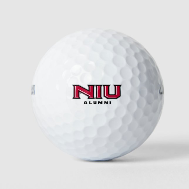 Pelotas De Golf NIU Alumni (Anverso)