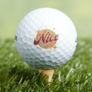 Pelotas De Golf Niza Nizza City France complejo de golf retro
