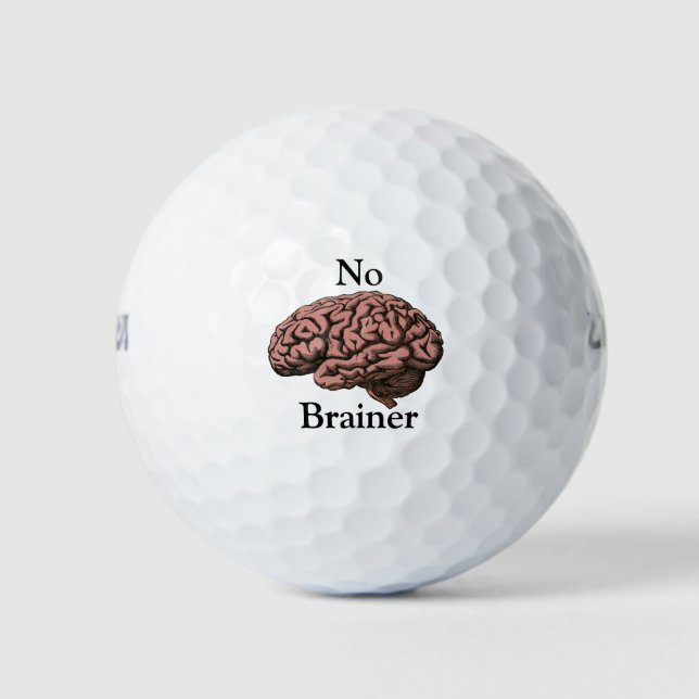 Pelotas De Golf No Brainer Golf Ball (Anverso)