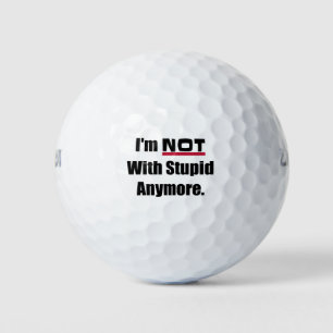 Pelotas De Golf NO Con Un Estúpido Divorcio Más Gracioso