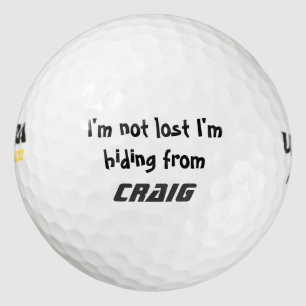 Pelotas De Golf No estoy perdido Estoy ocultando de añadir tu nomb