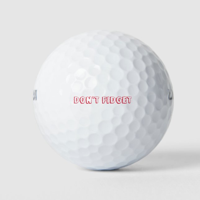 Pelotas De Golf NO FIDGET Golf Balls (3-Pack Wilson Ultra 500) (Anverso)