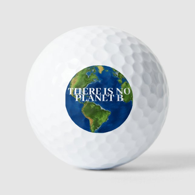 Pelotas De Golf No Hay Planeta B (Anverso)