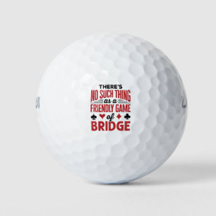 Pelotas De Golf No hay tal cosa como un juego de amigos del puente