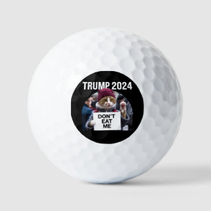 Pelotas De Golf No me comas gatos para Trump 2024
