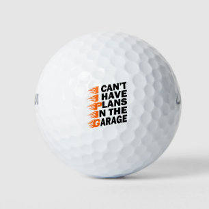 Pelotas De Golf No puedo tener planes en el vagón de Garage