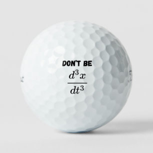 Pelotas De Golf No seas la tercera enseñanza secundaria de matemát