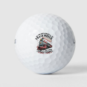 Pelotas De Golf No Siempre Soy Un Desastre De Tren Solo Bromeo Too