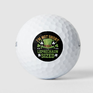 Pelotas De Golf No soy corto, soy el tamaño de Leprechaun para St 