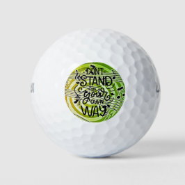 Pelotas De Golf No te pongas en tu propio camino