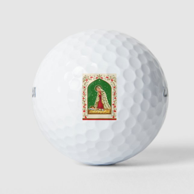 Pelotas De Golf NOB165 Mary and Baby Jesus.tif (Anverso)