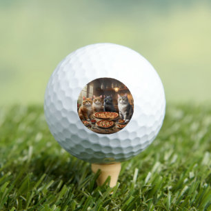 Pelotas De Golf Noche Cat Pizza,
