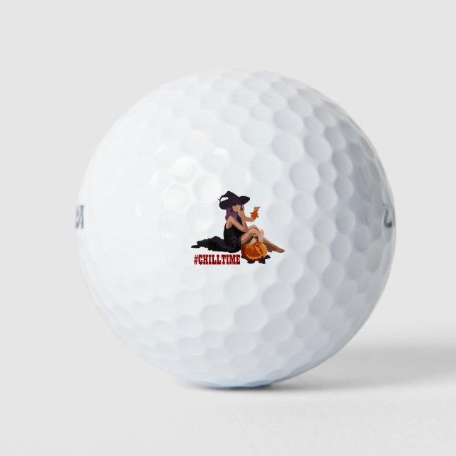 Pelotas De Golf Noche de Brujas (Anverso)
