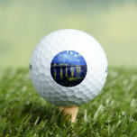 Pelotas De Golf Noche estrellada sobre el Ródano por van Gogh<br><div class="desc">Noche estrellada sobre el Ródano,  famosa pintura de Vincent van Gogh</div>