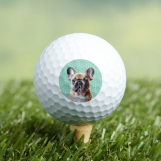 Pelotas De Golf Nombre de cachorro adorable de Bulldog Francés per