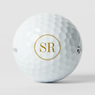 Pelotas De Golf Nombre de monograma personalizado Ball de golf ini