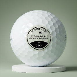 Pelotas De Golf Nombre del Club de Golf Scramble