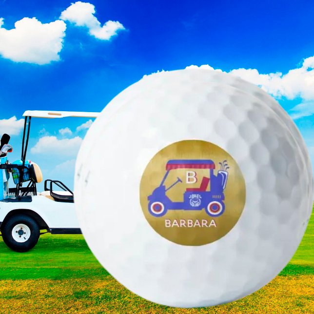 Pelotas De Golf Nombre del Monograma del Personalizado del carrito (Subido por el creador)