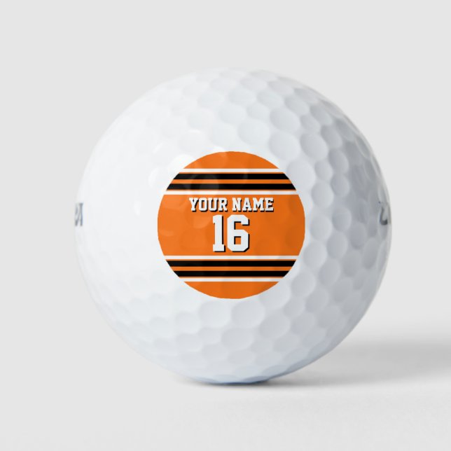Pelotas De Golf Nombre del número de Personalizado de Jersey del e (Anverso)