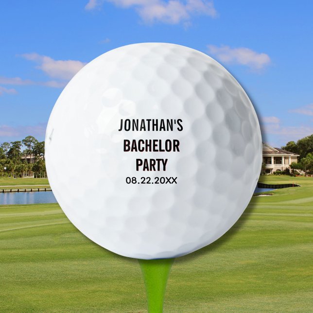 Pelotas De Golf Nombre Fecha de la Despedida de Soltero (Subido por el creador)