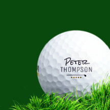 nombre monograma golf_ball para jugadores de golf