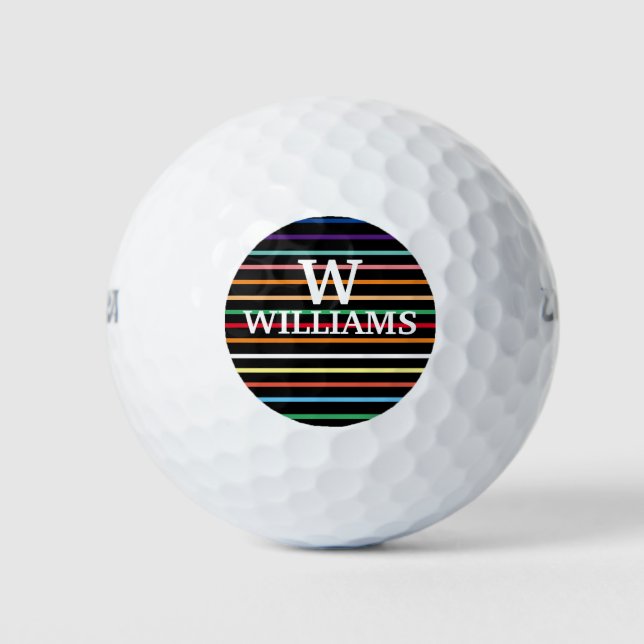Pelotas De Golf nombre personalizado (Anverso)