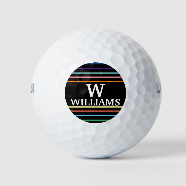 Pelotas De Golf nombre personalizado (Anverso)