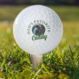 Pelotas De Golf Nombre personalizado de Caddy favorito de Golf Dad