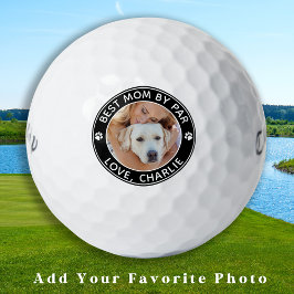 Pelotas De Golf Nombre personalizado de la foto del Mascota del Pe