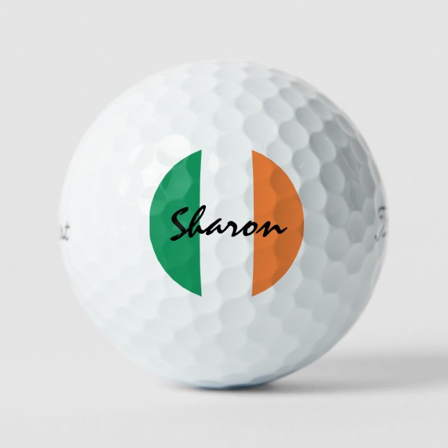 Pelotas De Golf Nombre personalizado de marca irlandesa tpv1 gbcnt (Anverso)
