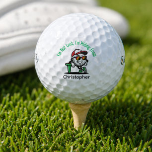 Pelotas De Golf Nombre Personalizado Divertido