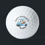 Pelotas De Golf Nombre personalizado Retirada del Coche de Monogra<br><div class="desc">Algo especial para el caballero que se ha retirado O cambiar el mensaje y se convierte en un cumpleaños / día del padre / o cualquier otro tipo de regalo. Cualquier pregunta de diseño sólo envía un correo electrónico a charmdesignstudio@rcn.com y nos alegraremos de ayudar. Por cierto, hay artículos coincidentes...</div>