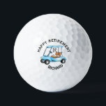 Pelotas De Golf Nombre personalizado Retirada del Coche de Monogra<br><div class="desc">Algo especial para el caballero que se ha retirado O cambiar el mensaje y se convierte en un cumpleaños / día del padre / o cualquier otro tipo de regalo. Cualquier pregunta de diseño sólo envía un correo electrónico a charmdesignstudio@rcn.com y nos alegraremos de ayudar. Por cierto, hay artículos coincidentes...</div>